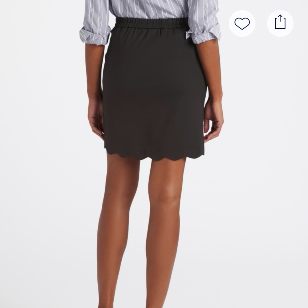 Berenice Scallop Hem Skirt | SKIES ARE BLUE | Size Medium - Picture 4 of 7